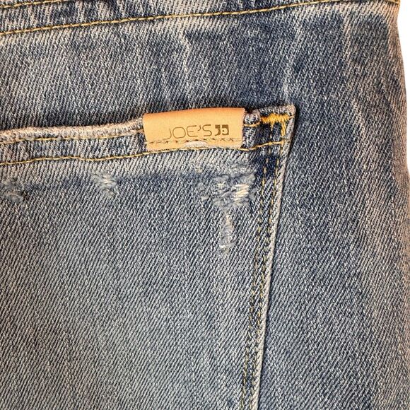 Joe's Jeans Women's 28 The Milla High Rise Straight Ankle Distressed Light Wash‎ - Picture 7 of 16